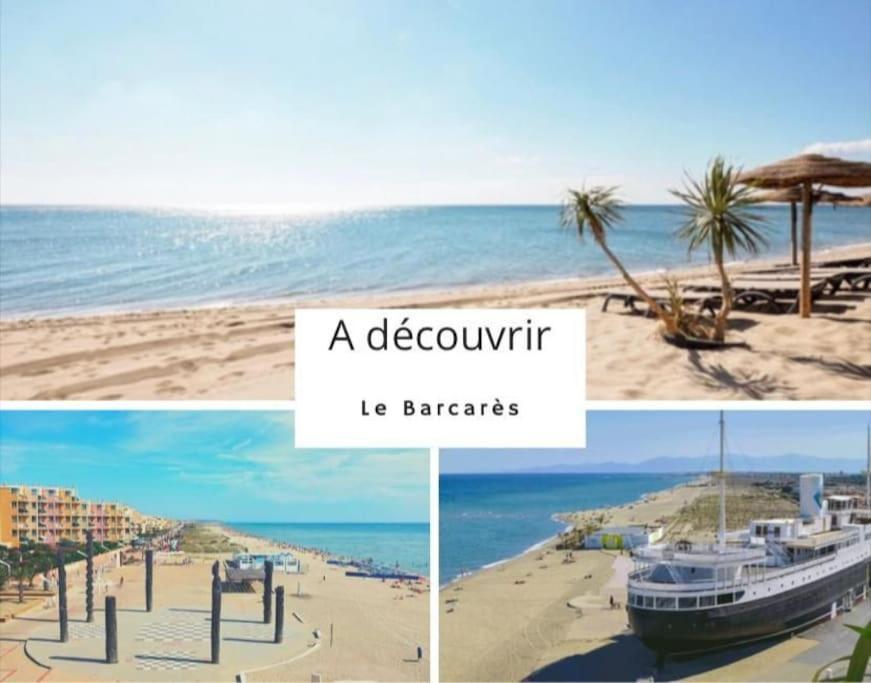 Superbe Studio Renove Avec Piscine Et Vue Marina Le Barcarès Buitenkant foto