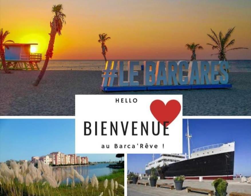 Superbe Studio Renove Avec Piscine Et Vue Marina Le Barcarès Buitenkant foto